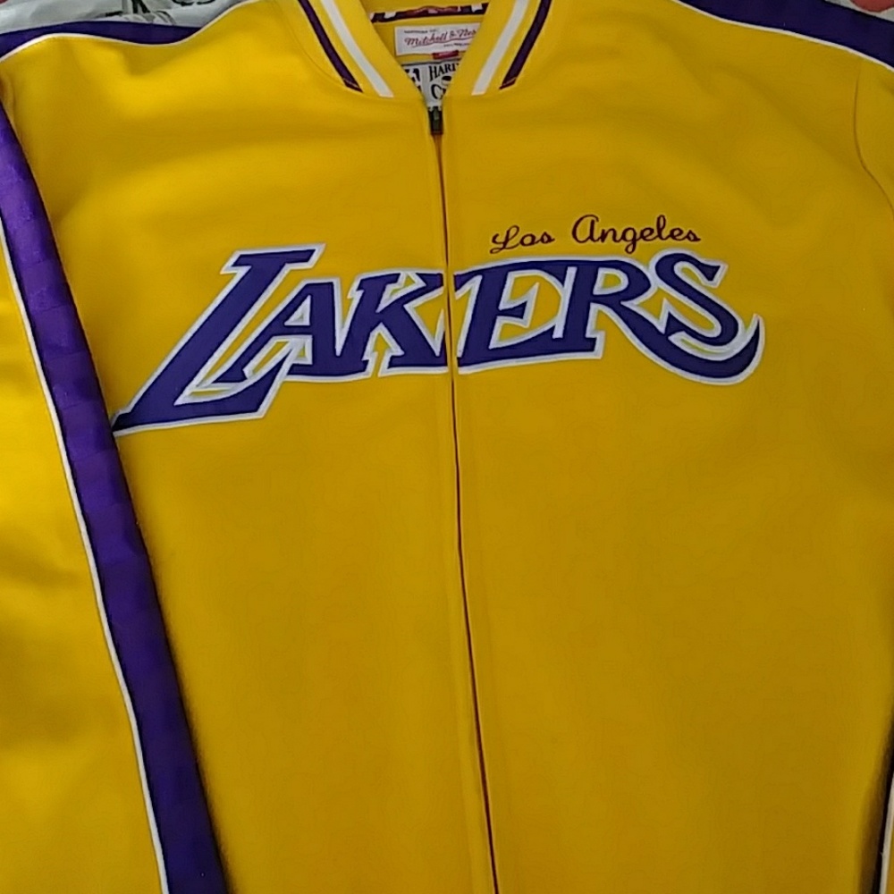 Original HARDWOOD FLOOR Lakers jacket